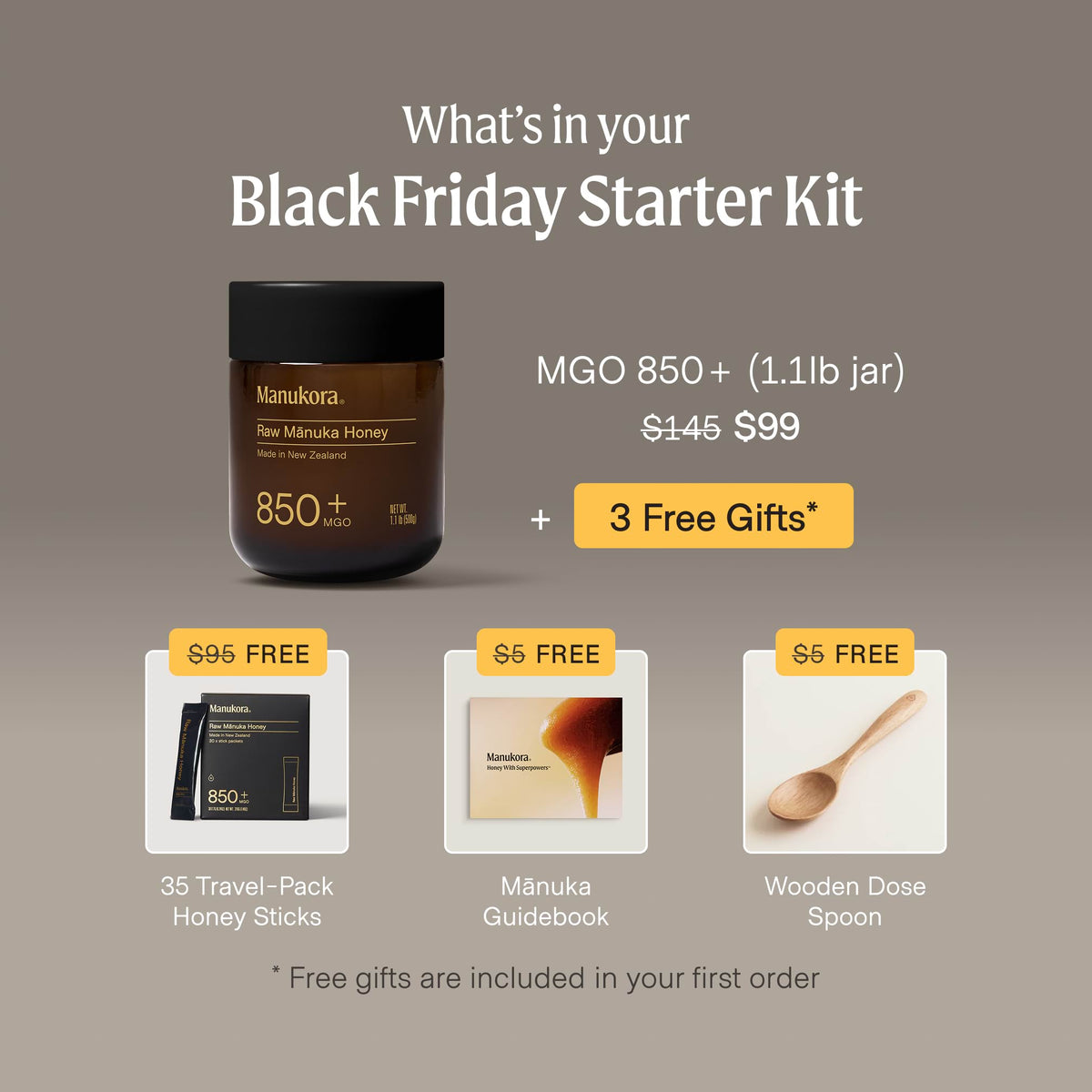 Black Friday Mānuka Starter Kit