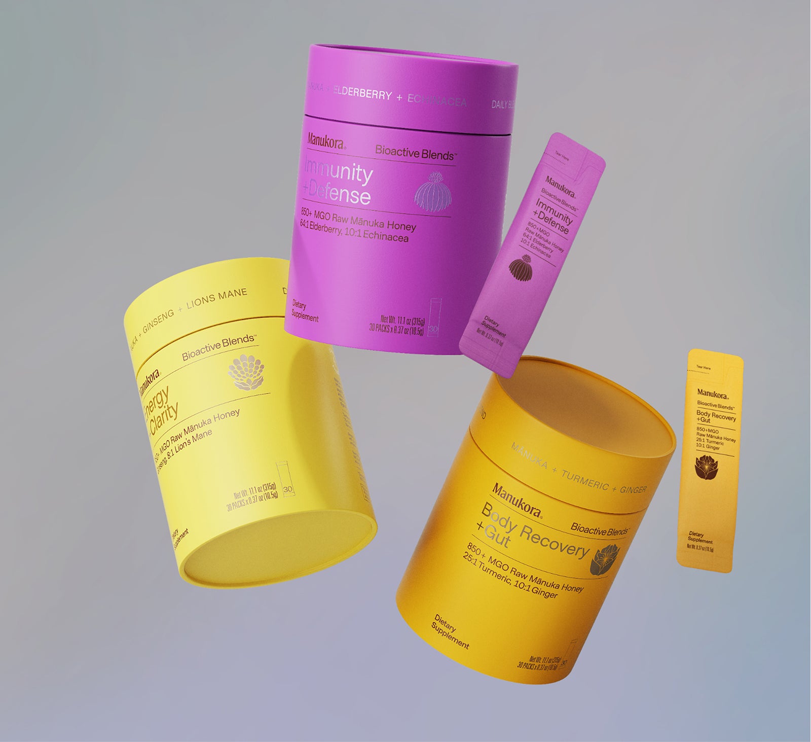 Bioactive Blends by Manukora | Functional Honey for Daily Support