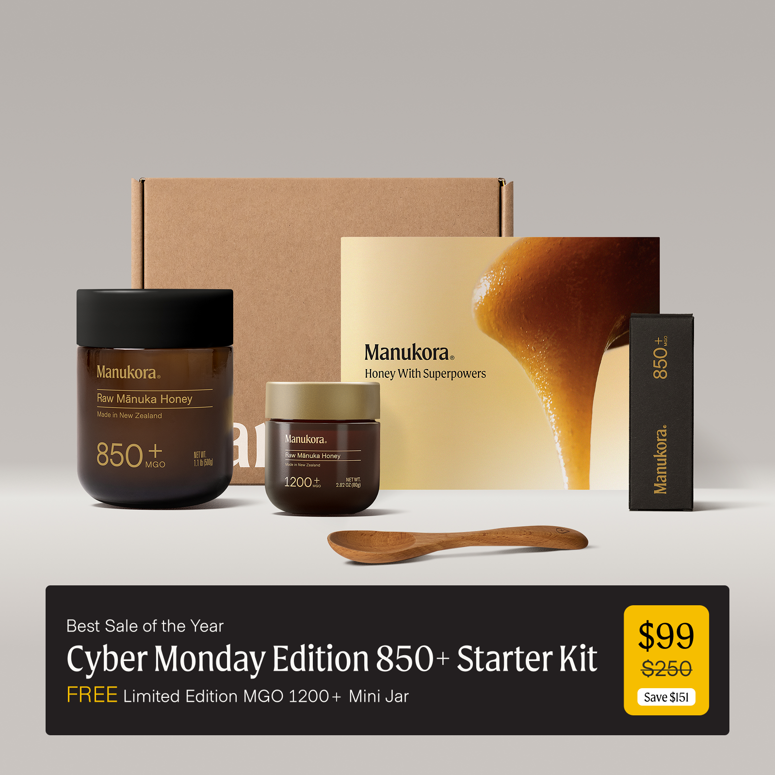 Cyber Monday Mānuka Starter Kit: MGO 850+