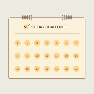 21-Day Challenge Card