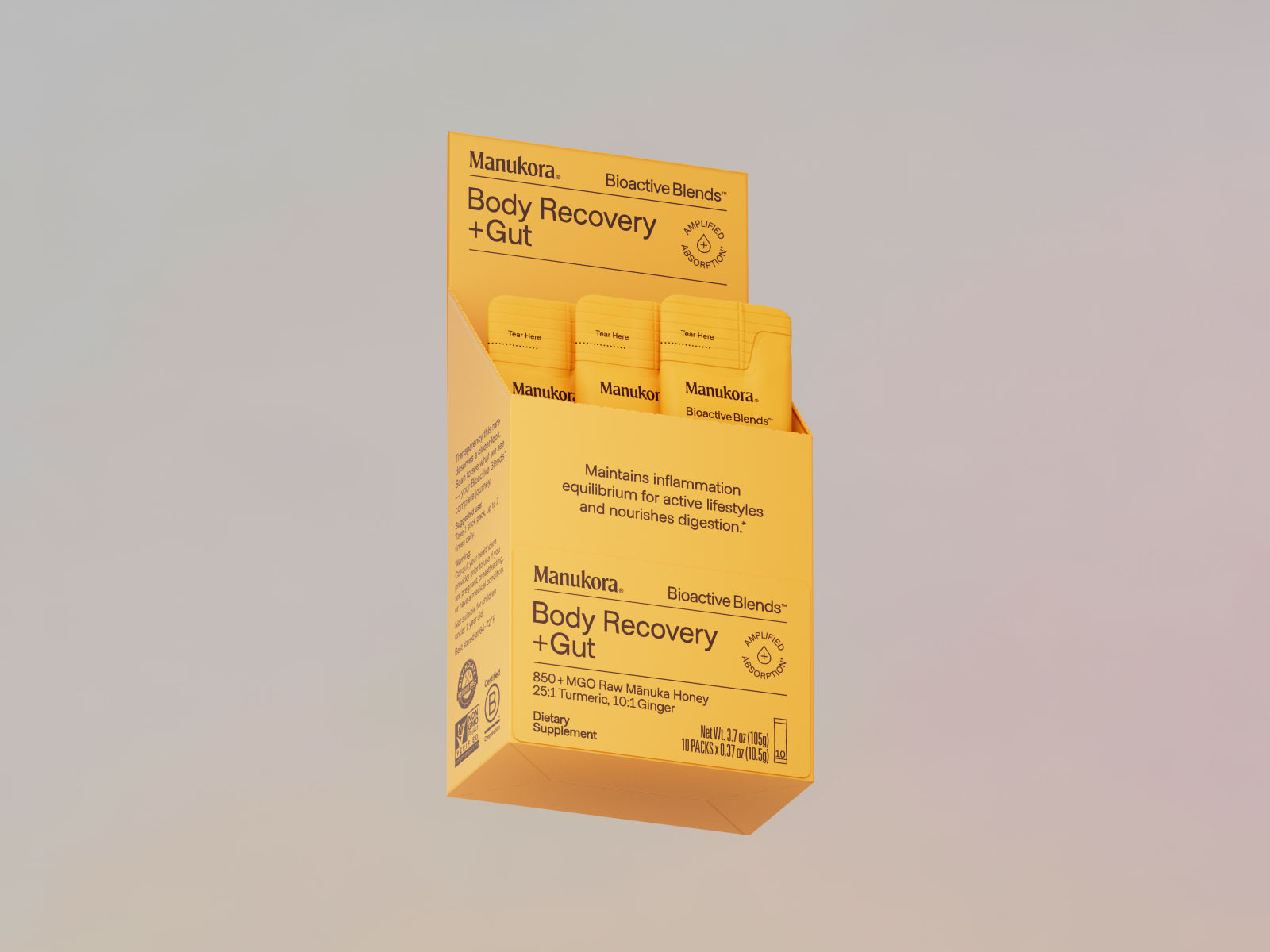 Bioactive Blends: Body Recovery + Gut (10-Pack Packets)