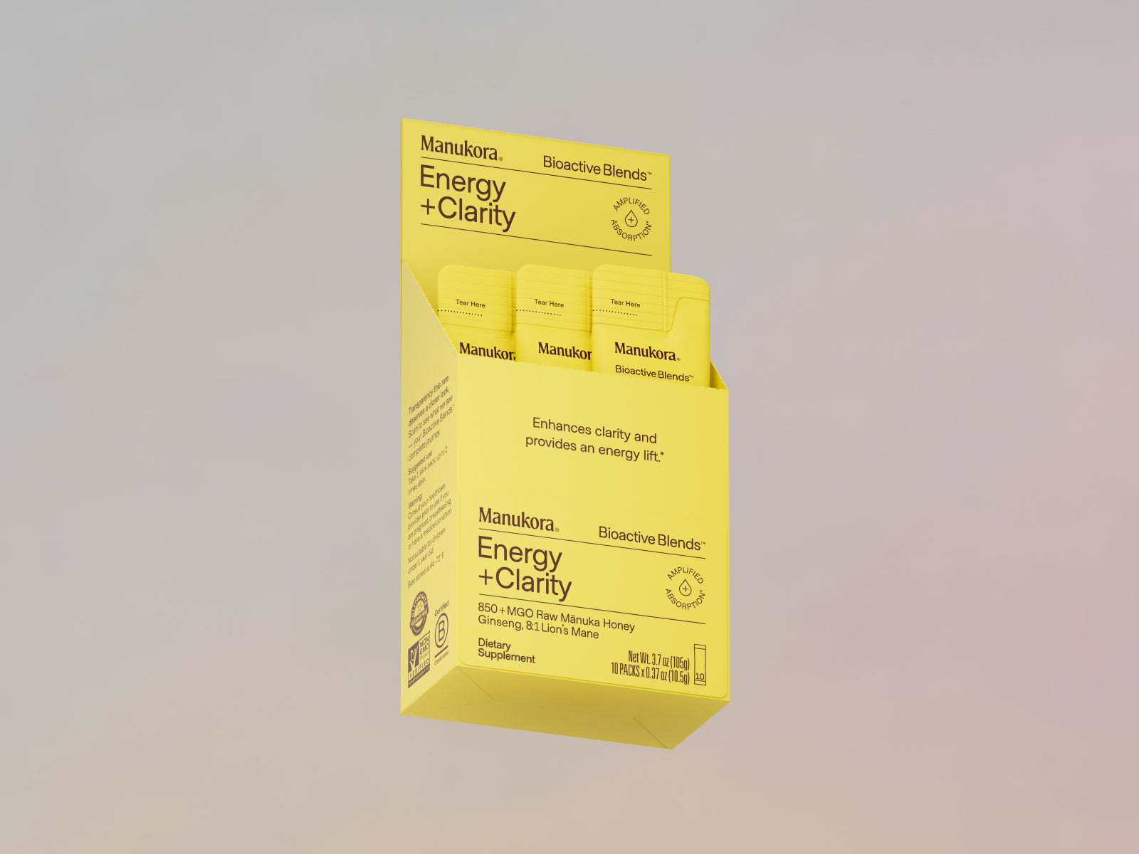 Bioactive Blends: Energy + Clarity (10-Pack Packets)