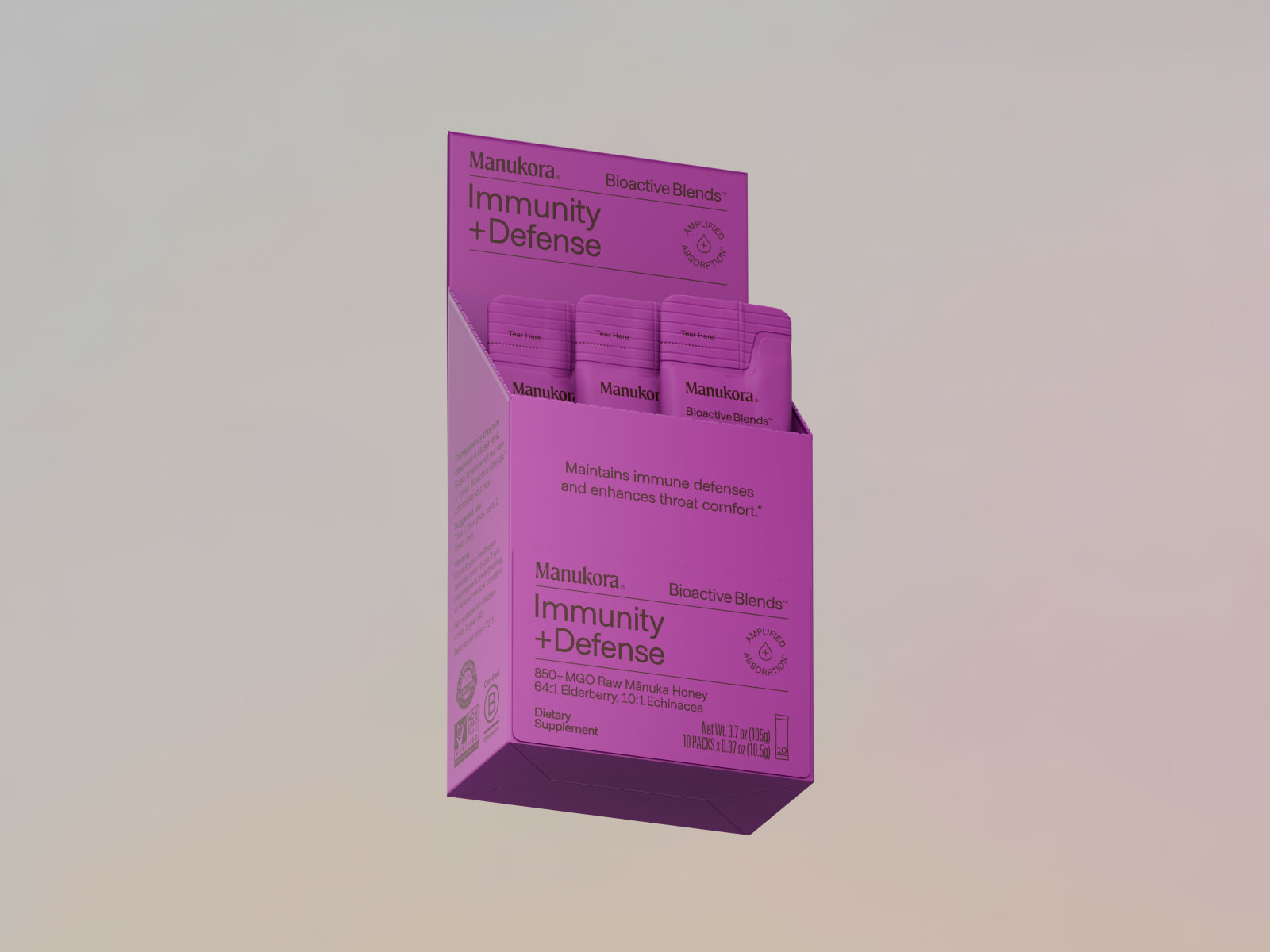 Bioactive Blends: Immunity + Defense (10-Pack Packets)