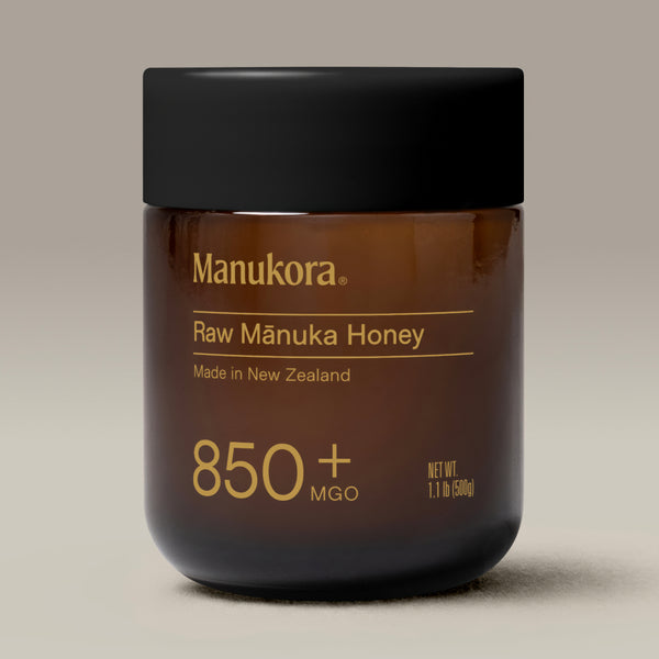 Manukora Raw Manuka Honey MGO 850+ – Premium New Zealand Honey, 250g Jar